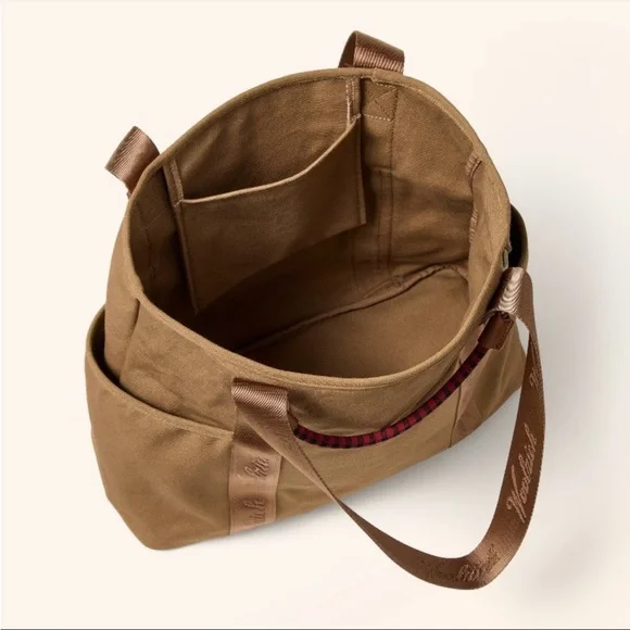 Woolrich x Target Collab Canvas Tote w/Carabiner, NWT - Picture 3 of 9